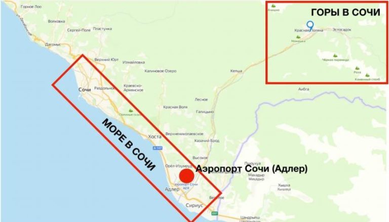 Сочі як ворота до південного відпочинку