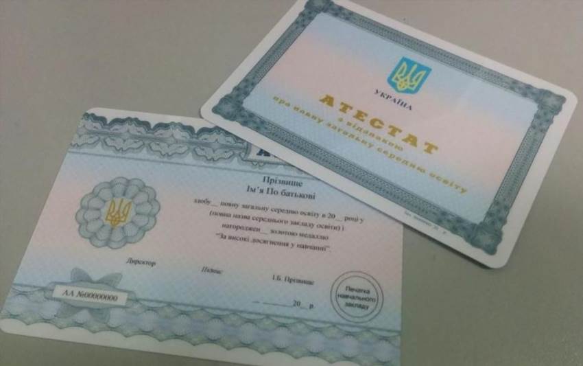 Атестат про середню освіту