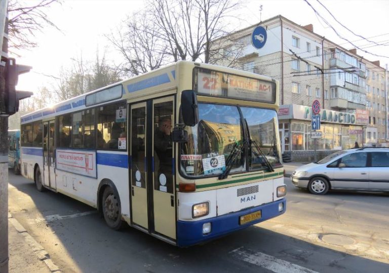 22 автобус Хмельницький маршрут та розклад руху