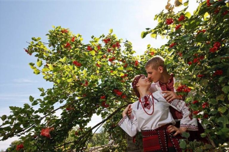 Як народ величає калину