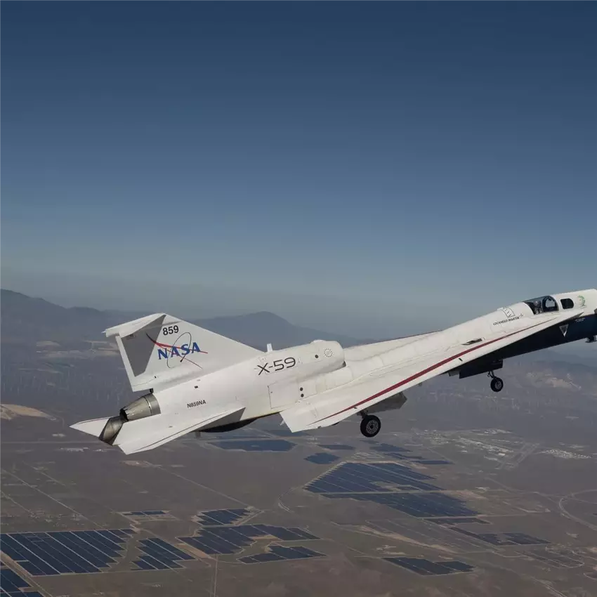 X-59 QueSST повернувся в небо після ложної тривоги