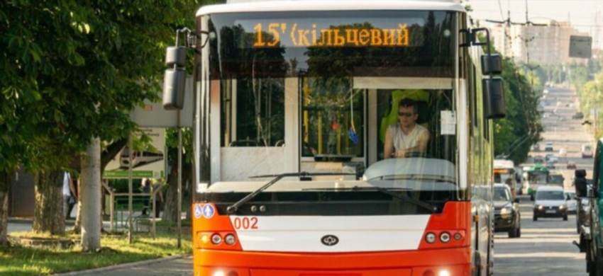 Як курсує 15а тролейбус у Луцьку