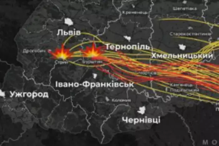 Масована дронова атака Росії на Західну Україну