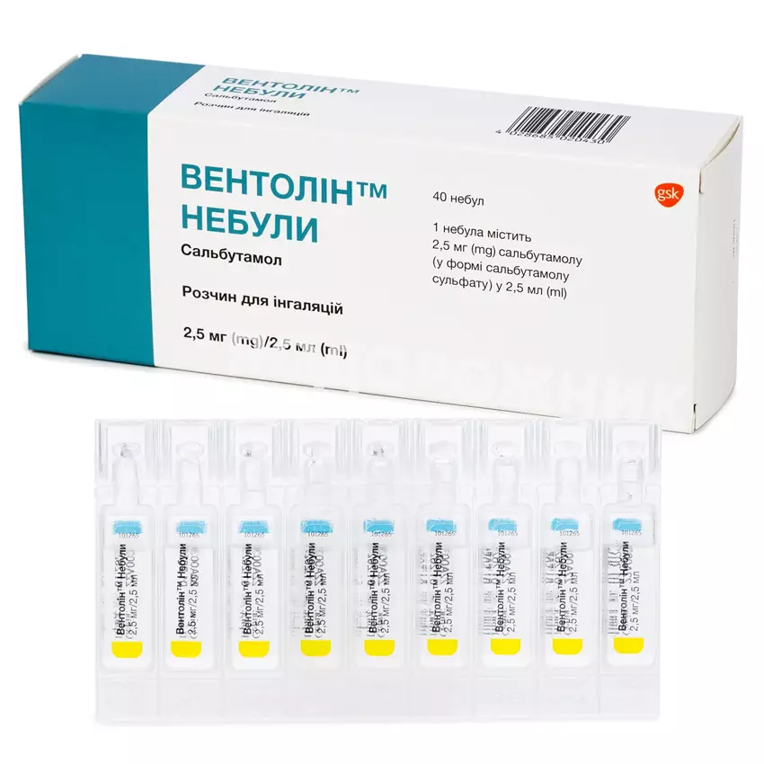Розведення Вентоліну фізрозчином – вичерпне керівництво для інгаляцій